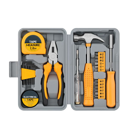 24 PCS Household DIY Tool Kit for Women, Tool Box Set of Starter Basic S8W2