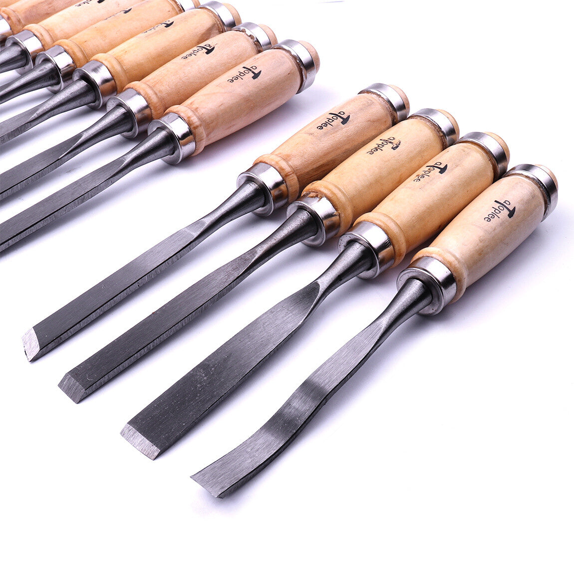 AU Professional 12 Pcs Wood Carving Gauge Chisel Woodworking Hand Tool Set
