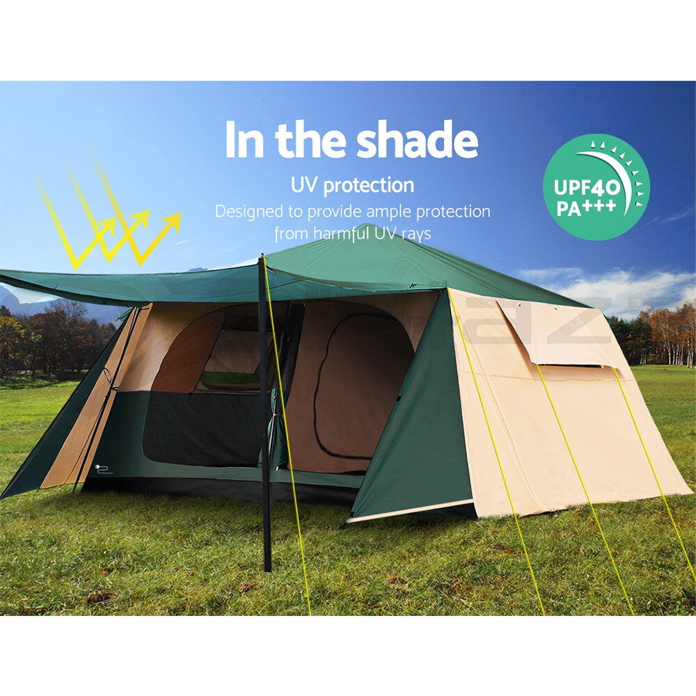Weisshorn Instant up Camping Tent Pop up 8 Person Outdoor Hiking Tents Dome