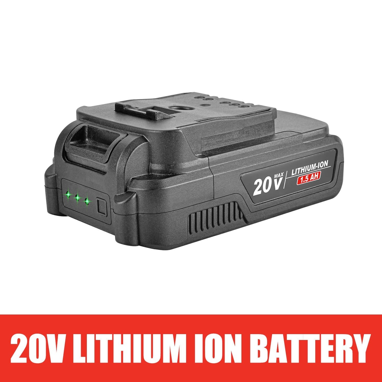 20V Cordless Air Compressor Car Tyre Inflator W/Digital Pressure Gauge LED Light