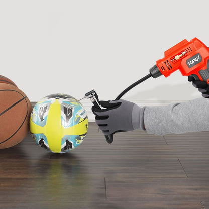 20V Cordless Air Compressor Car Tyre Inflator W/Digital Pressure Gauge LED Light