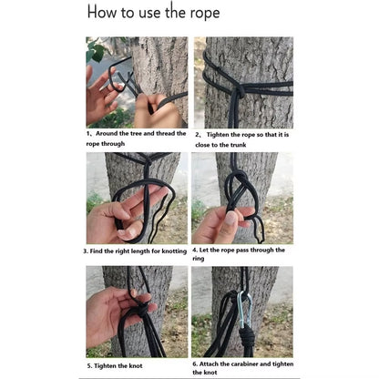 New Camping Hammock Single Person Portable Outdoor with Nylon Color Matching Hammock High Strength Parachute Fabric Hanging Bed