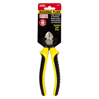 Side Cutter Diagonal Cutting Plier Strong Durable Anti-Rust Soft Grip Tool 15CM